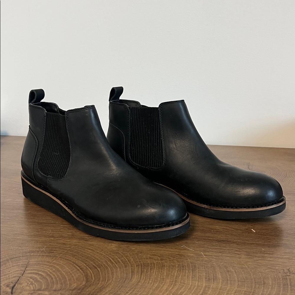 Softwalk Wildwood Black Leather Chelsea Boot Size 9 Narrow View 4